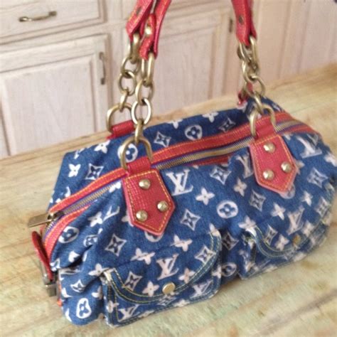 louis vuitton denim bag red handles|louis vuitton mini bags.